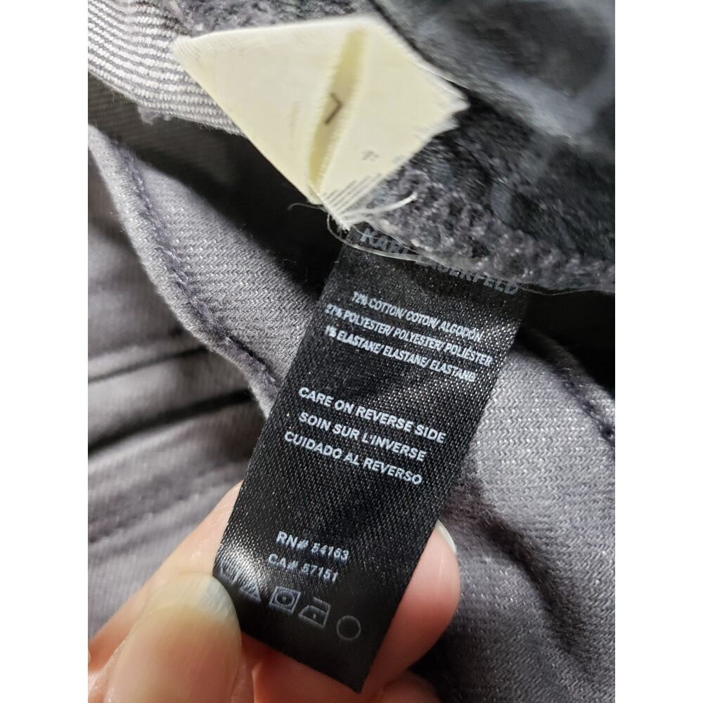 Karl Lagerfeld Women’s Skinny Jeans in Gray - Picture 4 of 13